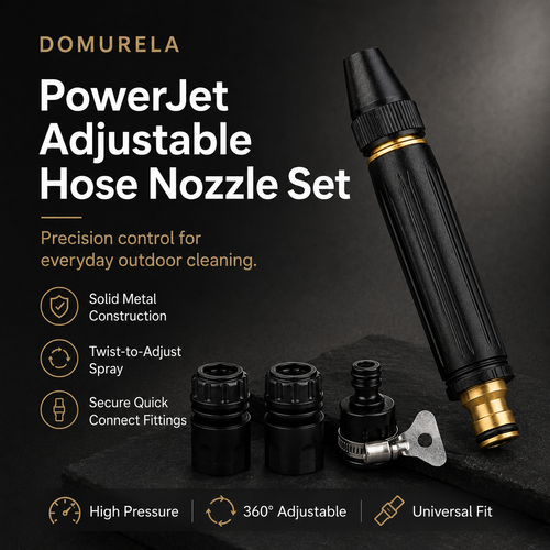 DOMURELA™ PowerJet Adjustable Hose Nozzle
