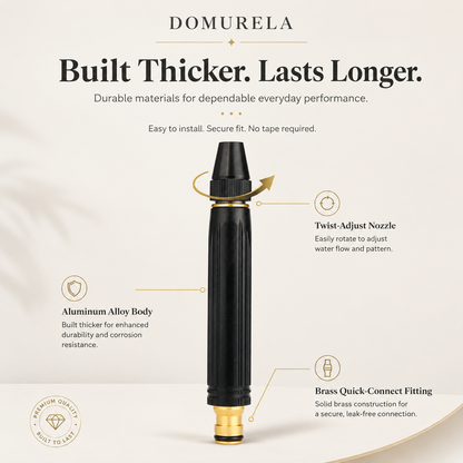 DOMURELA™ PowerJet Adjustable Hose Nozzle
