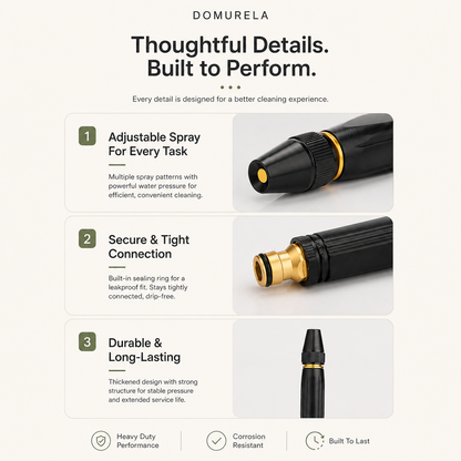 DOMURELA™ PowerJet Adjustable Hose Nozzle